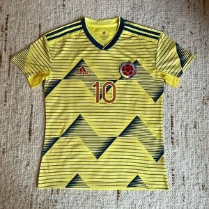 adidas Colombia replica James #10 Soccer Jersey